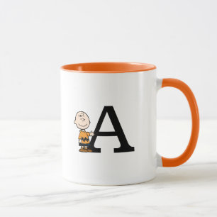 Peanuts Charlie Brown Monogram A Mok
