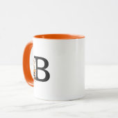 Peanuts | Charlie Brown Monogram B Mok (Voorkant links)