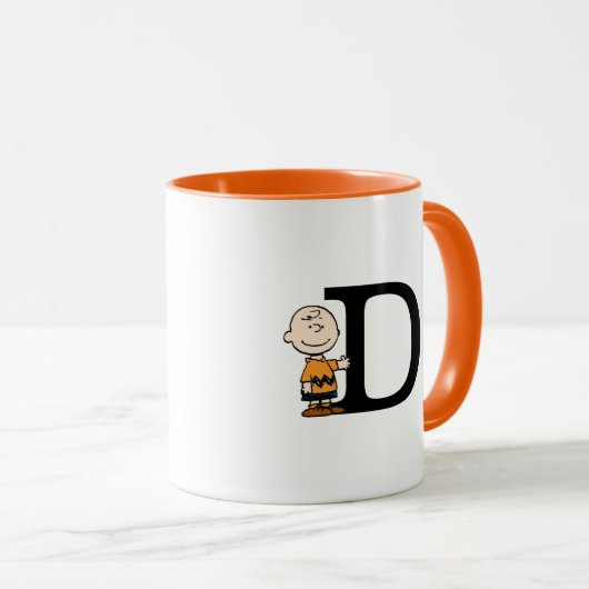 Peanuts | Charlie Brown Monogram D Mok (Voorkant rechts)