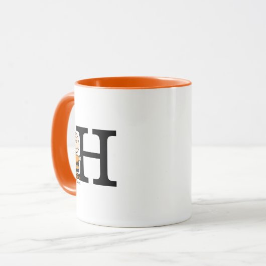 Peanuts | Charlie Brown Monogram H Mok (Voorkant links)