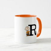 Peanuts | Charlie Brown Monogram R Mok (Voorkant rechts)
