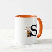 Peanuts | Charlie Brown Monogram S Mok (Voorkant rechts)