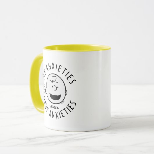 Peanuts | Charlie Brown Nervous Since 1950 Mok (Voorkant links)