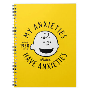 Peanuts   Charlie Brown Nervous Since 1950 Notitieboek