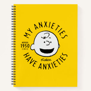 Peanuts   Charlie Brown Nervous Since 1950 Notitieboek