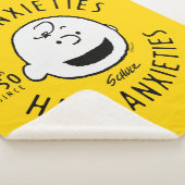 Peanuts | Charlie Brown Nervous Since 1950 Sherpa Deken (3/4)