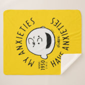 Peanuts | Charlie Brown Nervous Since 1950 Sherpa Deken (Voorkant (horizontaal))