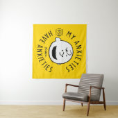 Peanuts | Charlie Brown Nervous Since 1950 Wandkleed (In Situ (horizontaal))