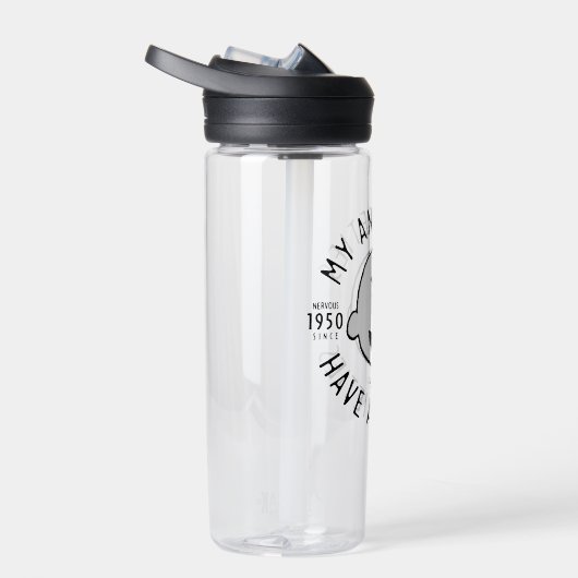 Peanuts | Charlie Brown Nervous Since 1950 Waterfles (Rechts)