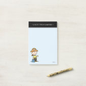 Peanuts Charlie Brown Piraat Halloween Post-it® Notes (Op bureau)