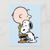 Peanuts | Charlie Brown & Snoopy Hug Briefkaart (Voorkant)