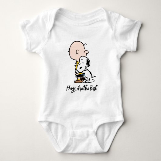 Peanuts | Charlie Brown & Snoopy Hug Romper (Voorkant)