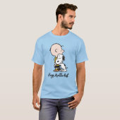 Peanuts | Charlie Brown & Snoopy Hug T-shirt (Voorkant volledig)