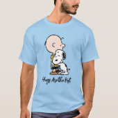 Peanuts | Charlie Brown & Snoopy Hug T-shirt (Voorkant)