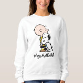Peanuts | Charlie Brown & Snoopy Hug Trui (Voorkant)