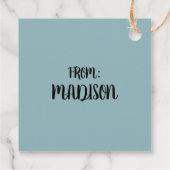 Peanuts | Charlie Brown Snow Wereldbol Bedankjes Labels (Achterkant)