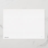 Peanuts | Charlie Brown Snow Wereldbol Folie Feestdagenkaart (Achterkant)