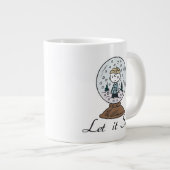 Peanuts | Charlie Brown Snow Wereldbol Grote Koffiekop (Voorkant rechts)