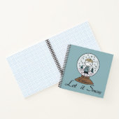 Peanuts | Charlie Brown Snow Wereldbol Notitieboek (Binnen)