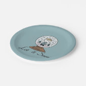 Peanuts | Charlie Brown Snow Wereldbol Papieren Bordje (Gekanteld)