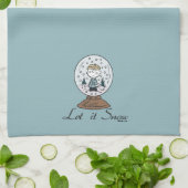 Peanuts | Charlie Brown Snow Wereldbol Theedoek (Gevouwen)