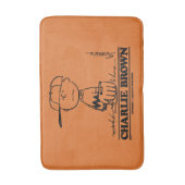Peanuts | Charlie Brown Speelbal Badmat (Voorkant Verticaal)