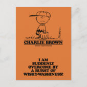 Peanuts | Charlie Brown Speelbal Briefkaart (Voorkant)