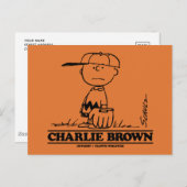 Peanuts | Charlie Brown Speelbal Briefkaart (Voorkant / Achterkant)