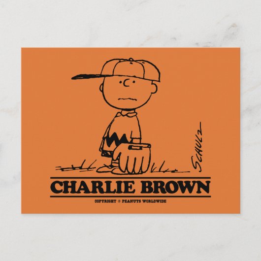 Peanuts | Charlie Brown Speelbal Briefkaart (Voorkant)