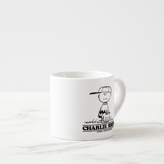 Peanuts | Charlie Brown Speelbal Espresso Kop (Voorkant rechts)