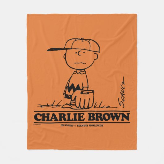 Peanuts | Charlie Brown Speelbal Fleece Deken (Voorkant)