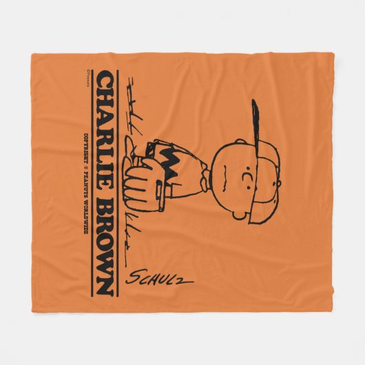 Peanuts | Charlie Brown Speelbal Fleece Deken (Voorkant (Horizontaal))