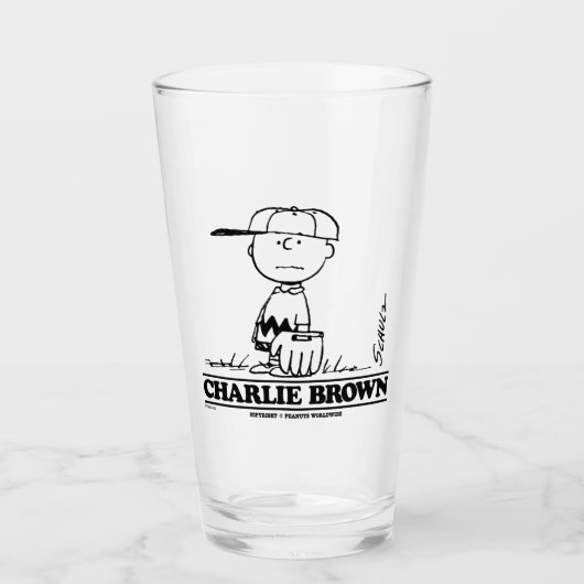 Peanuts | Charlie Brown Speelbal Glas (Voorkant)