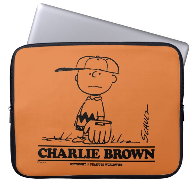 Peanuts | Charlie Brown Speelbal Laptop Sleeve (Voorkant)