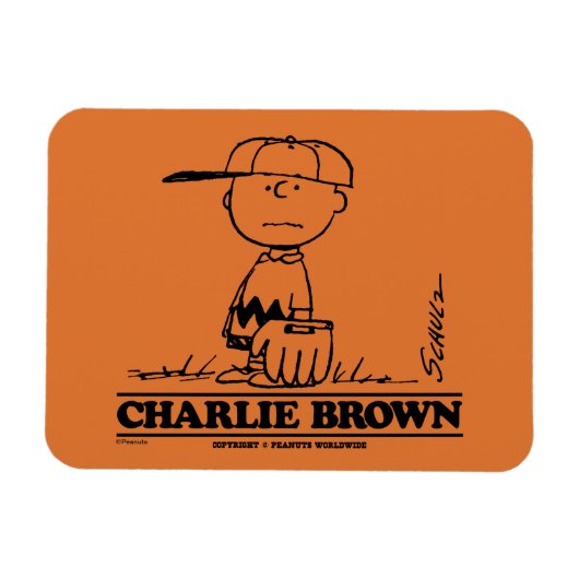 Peanuts | Charlie Brown Speelbal Magneet (Horizontaal)