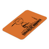 Peanuts | Charlie Brown Speelbal Magneet (Linkerzijde)