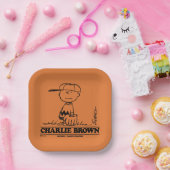 Peanuts | Charlie Brown Speelbal Papieren Bordje (Feest)