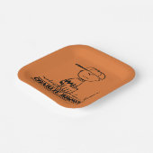 Peanuts | Charlie Brown Speelbal Papieren Bordje (Gebogen)