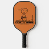 Peanuts | Charlie Brown Speelbal Pickleball Paddle (Achterkant)