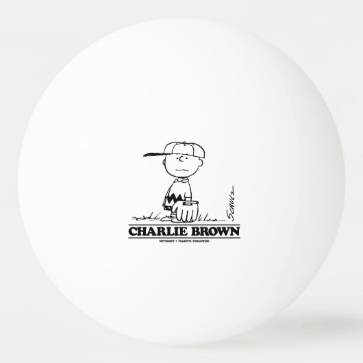 Peanuts | Charlie Brown Speelbal Pingpongbal (Voorkant)