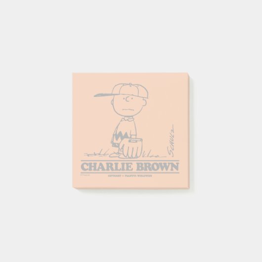 Peanuts | Charlie Brown Speelbal Post-it® Notes (Voorkant)