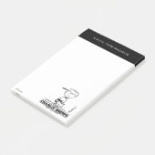 Peanuts | Charlie Brown Speelbal Post-it® Notes (Schuin)