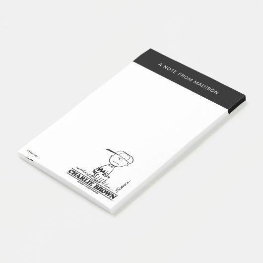 Peanuts | Charlie Brown Speelbal Post-it® Notes (Schuin)