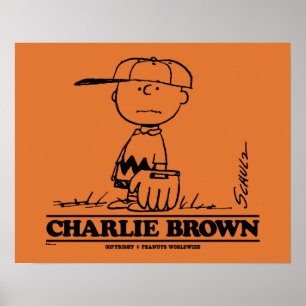 Peanuts   Charlie Brown Speelbal Poster
