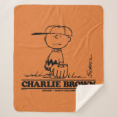 Peanuts | Charlie Brown Speelbal Sherpa Deken (Voorkant)