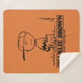 Peanuts | Charlie Brown Speelbal Sherpa Deken (Voorkant (horizontaal))