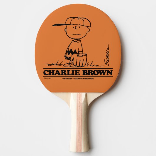 Peanuts | Charlie Brown Speelbal Tafeltennisbatje (Voorkant)