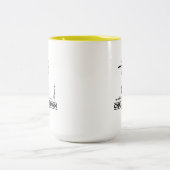 Peanuts | Charlie Brown Speelbal Tweekleurige Koffiemok (Center)