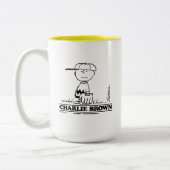 Peanuts | Charlie Brown Speelbal Tweekleurige Koffiemok (Links)