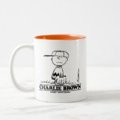 Peanuts | Charlie Brown Speelbal Tweekleurige Koffiemok (Links)